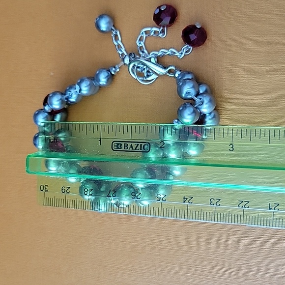 Flower design pearls beads bracelet - Picture 9 of 14